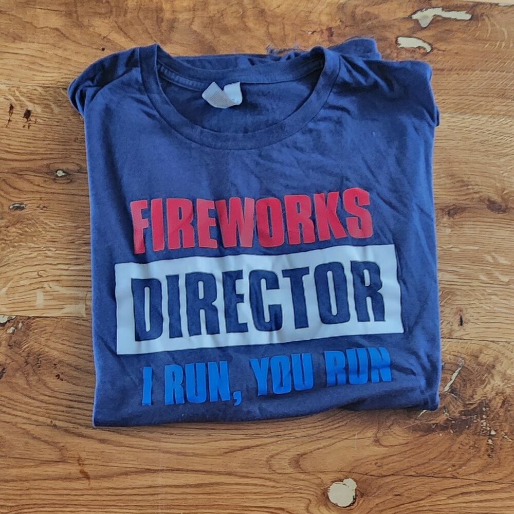 July 4th Fireworks Director Patriotic Tee